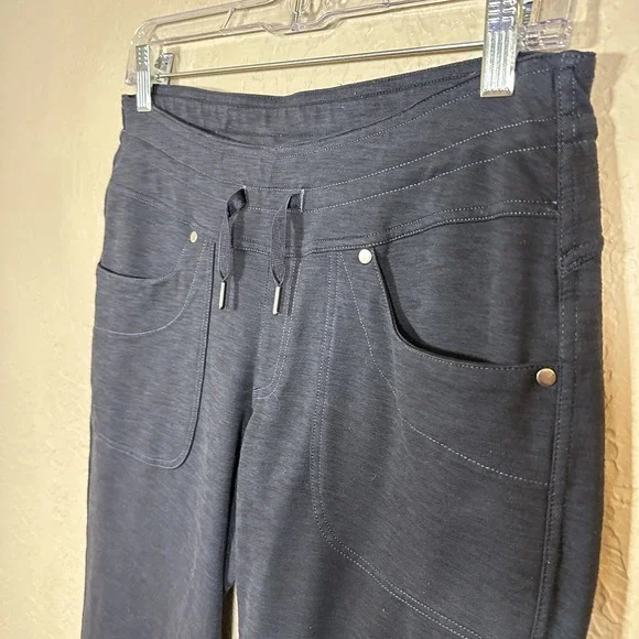 Kuhl Mova Pant S Womens 6 Navy Blue Stretch Athletic Pull On Hiking EUC Feminine - Picture 3 of 11
